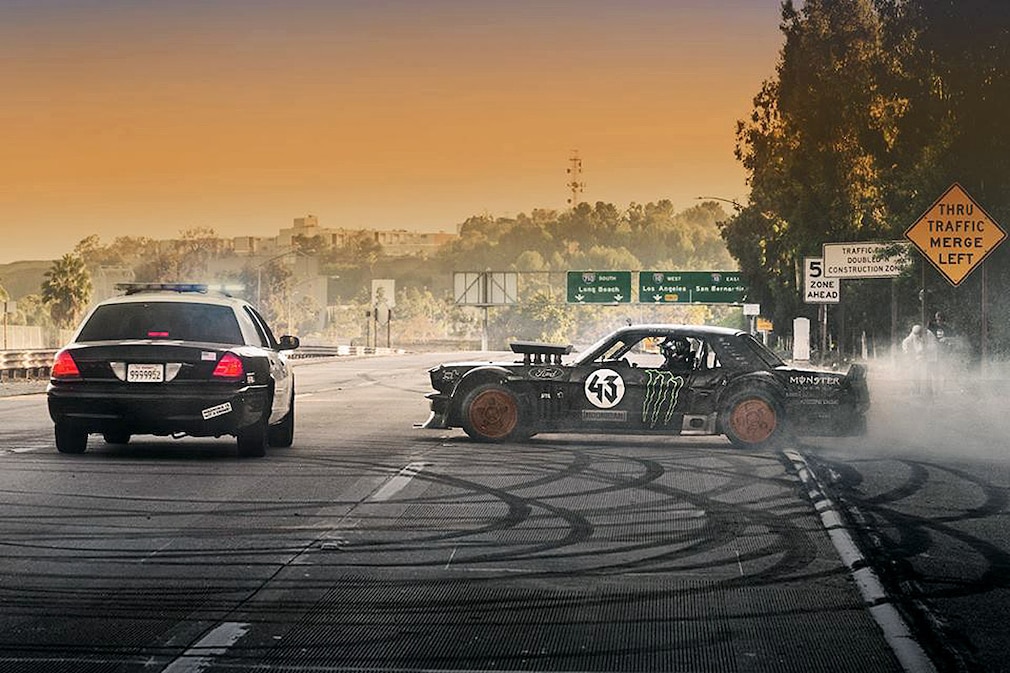 Ken Block´s Ford Mustang Gymkhana seven Los Angeles