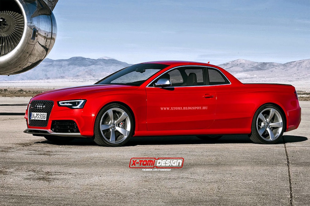 Audi RS 5 Pick-up Illustration