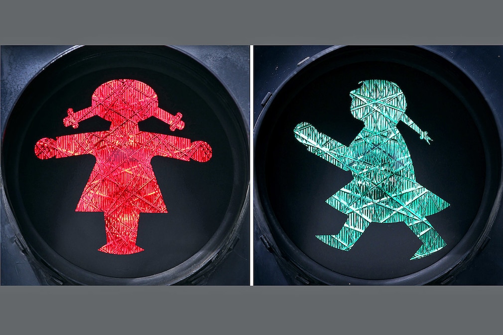 Symbolbild Ampelfrau