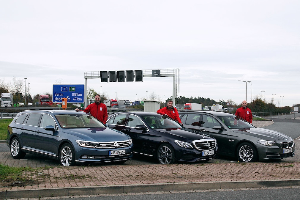 BMW 5er Mercedes C-Klasse VW Passat