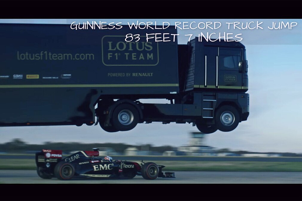 Truck-Weitsprung-Weltrekord