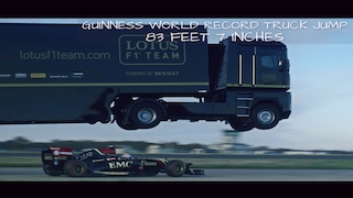 Truck-Weitsprung-Weltrekord