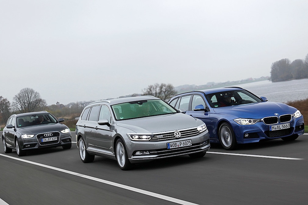 Audi A4 BMW 3er VW Passat