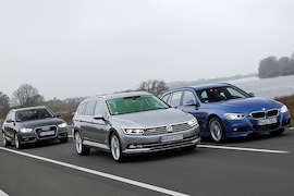 Audi A4 BMW 3er VW Passat
