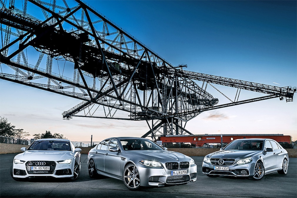 Audi RS7 Sportback Mercedes E63 AMG S BMW M5