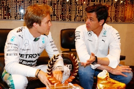 Rosberg und Wolff