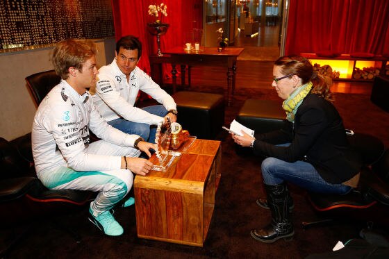Rosberg und Wolff