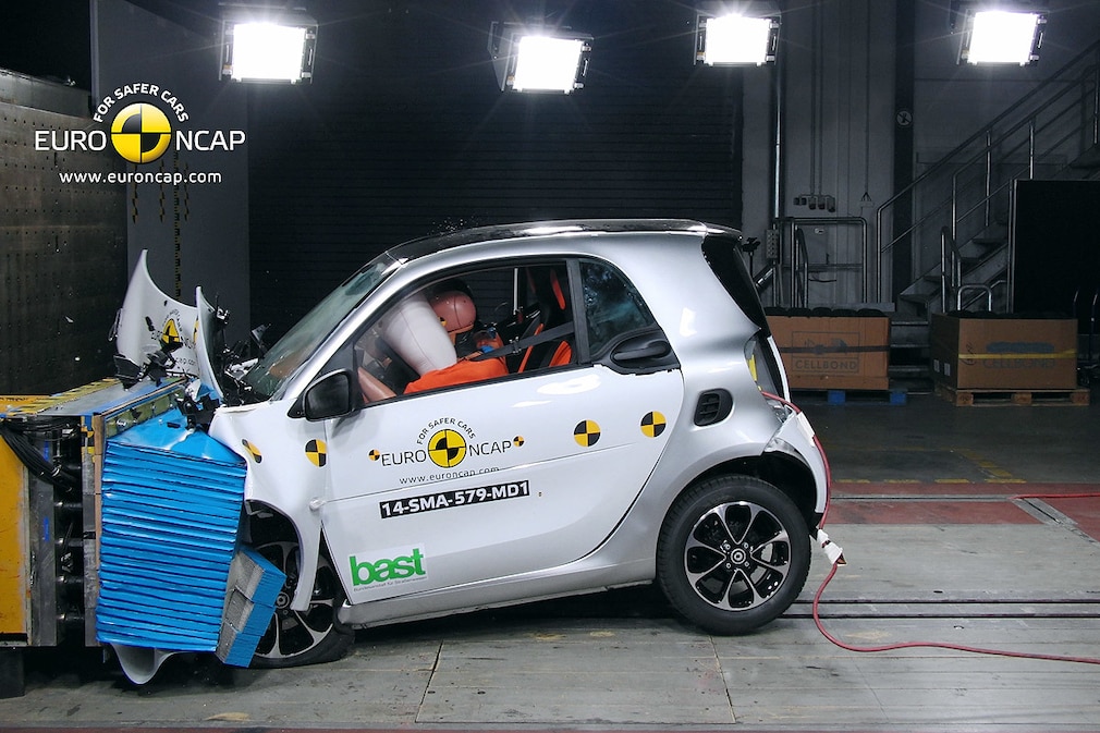 Smart fortwo Crashtest 2014