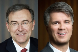 BMW-Vorstand Norbert Reithofer (l.) und sein Nachfolger Harald Krüger
