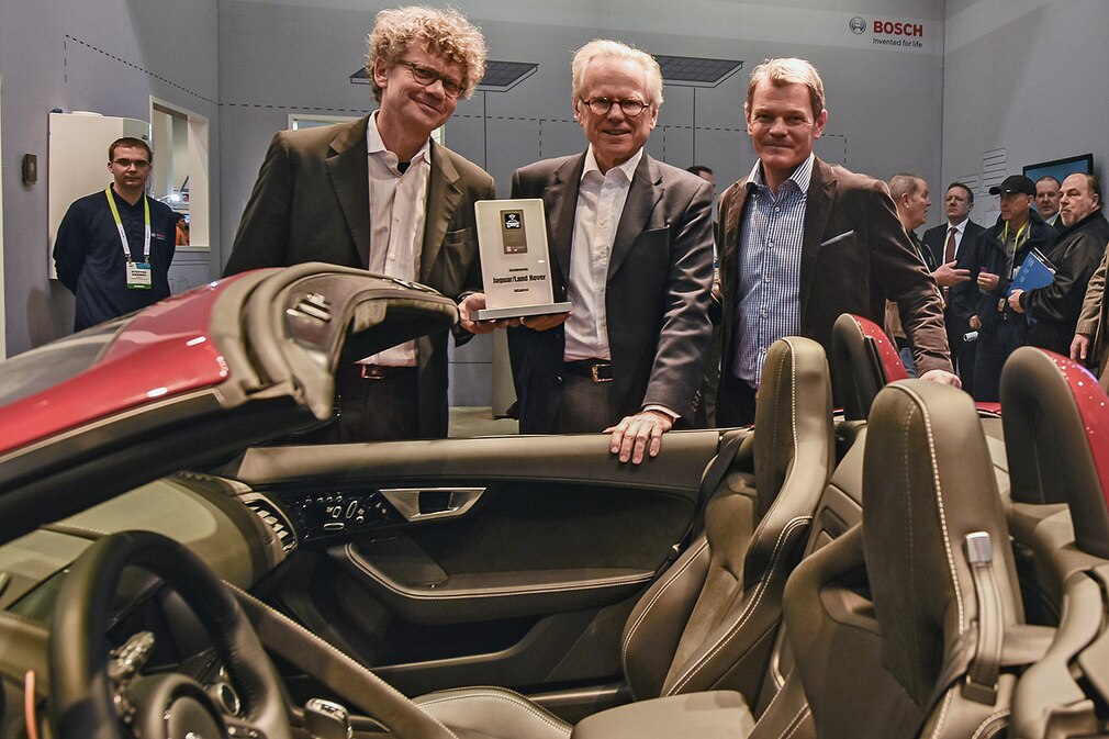 Preisverleihung Connected Car Award an Jaguar / Land Rover