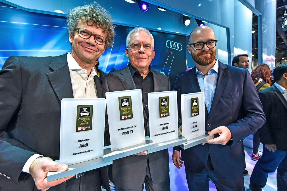 Preisverleihung Connected Car an Audi