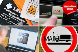 Fahrzeugabmeldung, Kennzeichen, eCall, Abgasnorm