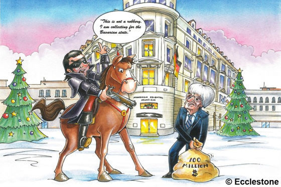 Ecclestone verschickt Weihnachtskarte