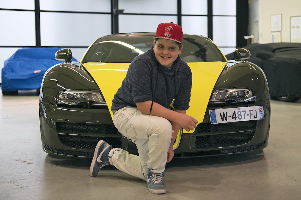 David Knezevic und Pierre-Henri Raphanel im Bugatti