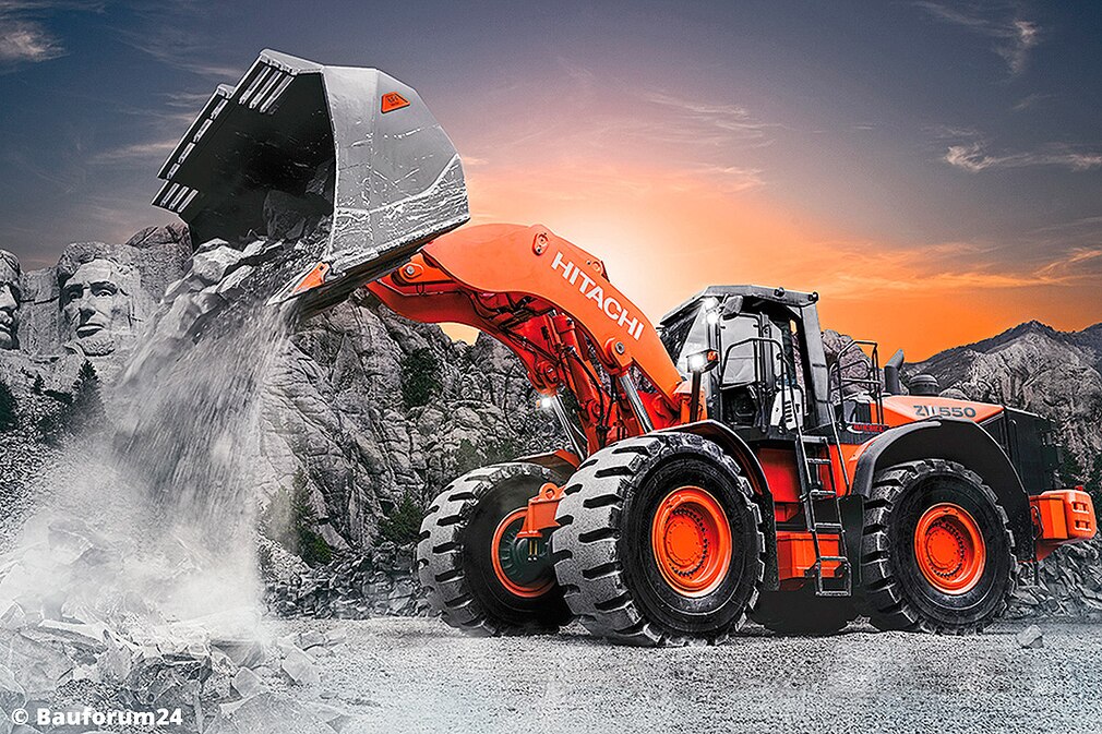 Hitachi ZW550 Heavy Equipment 2015 - Baumaschinen Kalender
