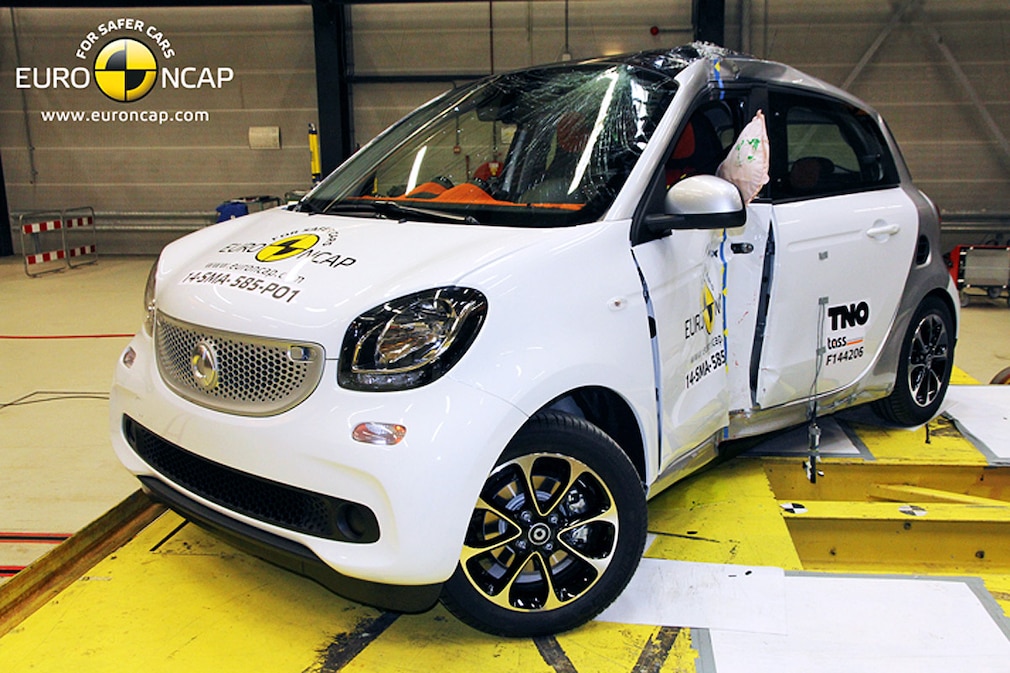 Smart forfour Crashtest 2014