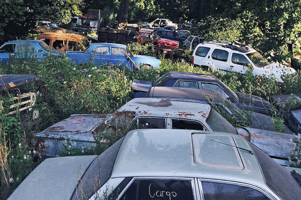 Schrottplatz von San Vicente Argentinien