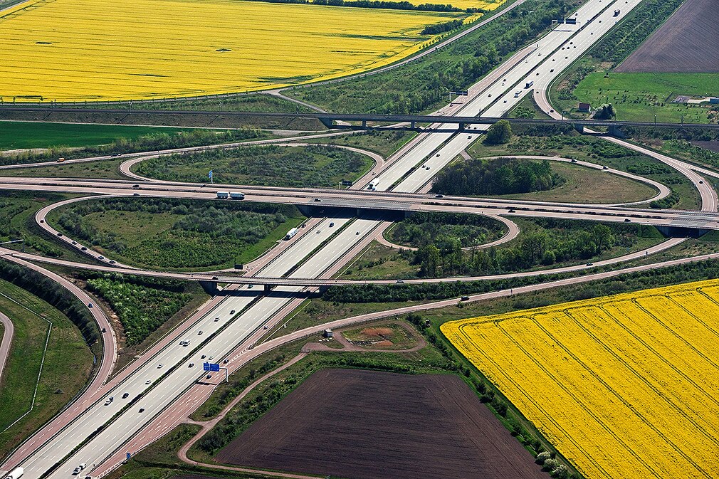 Autobahnkreuz Schkeuditzer Autobahnkreuz Schkeuditzer