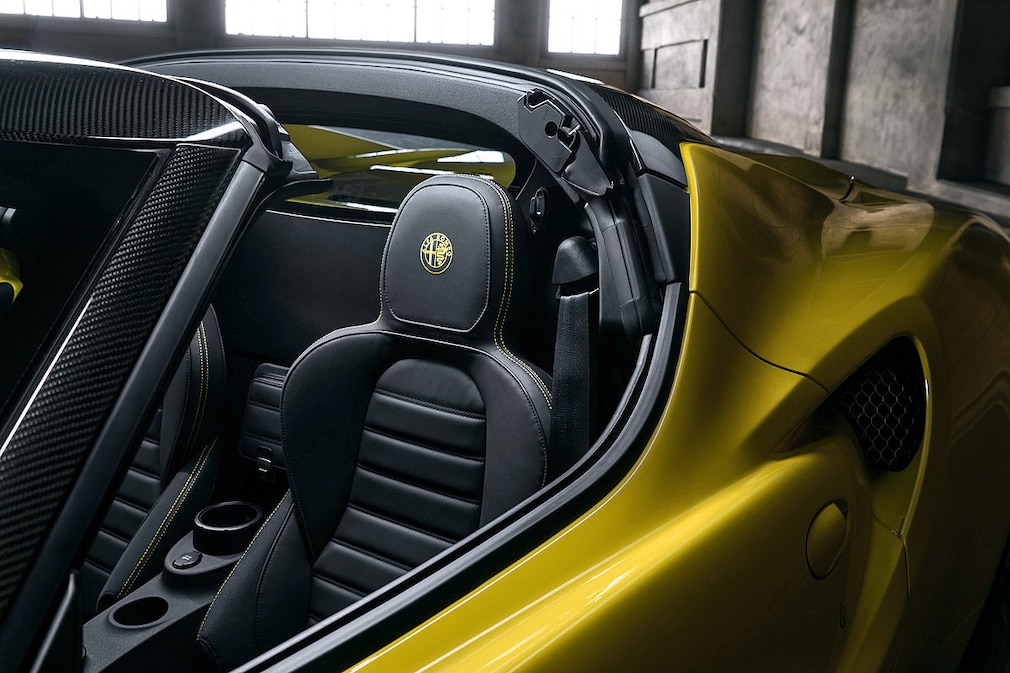 Alfa 4C Spider Innenraum