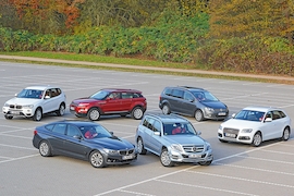 BMW X3 BMW 3er GT Range Rover Evoque Mercedes GLK VW Sharan Audi Q5