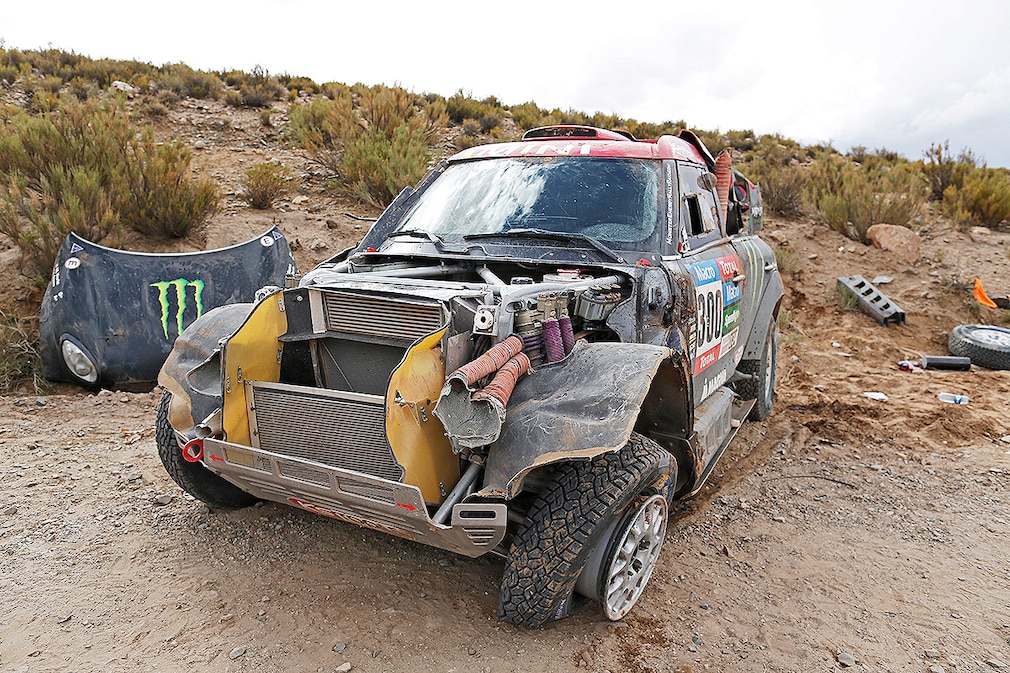 300 ROMA Nani (Esp) PERIN Michel (Fra) Mini action during the Dakar 2015 Argentina Bolivia Chile, Cars and Trucks Stage 10 / Autos Camions Etape 10, Calama to Salta on January 14th 2015 at Calama, Chile.