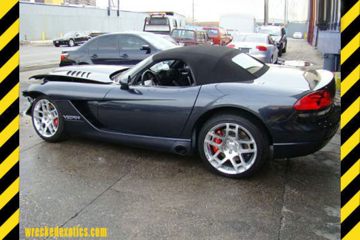 Supercar Crash Dodge Viper Supercar Crash Dodge Viper