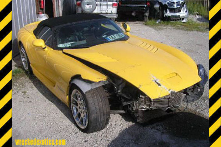 Supercar Crash Dodge Viper Supercar Crash Dodge Viper