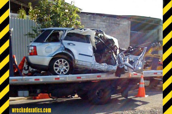 Supercar Crash Range Rover