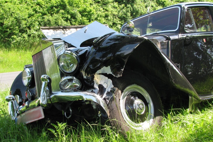 Unfall mit McLaren F1 (2010) Unfall mit McLaren F1 (2010)