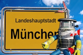 Hitchbot am Brandenburger Tor