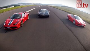 Drei extreme V8-Sportler von Ferrari