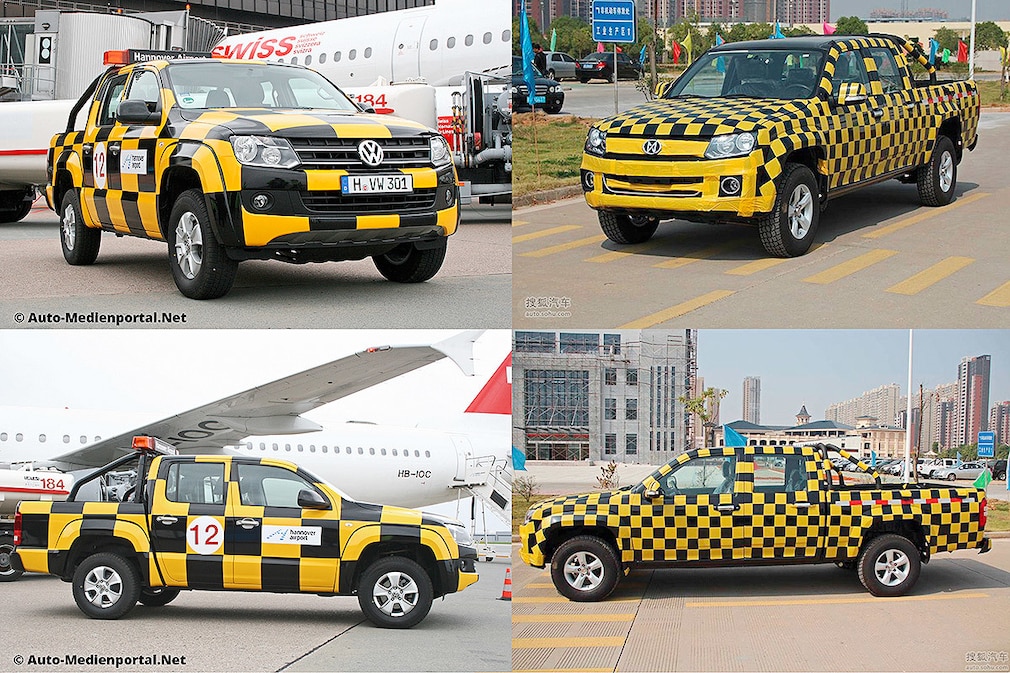 Montage VW Amarok Jiangling T7