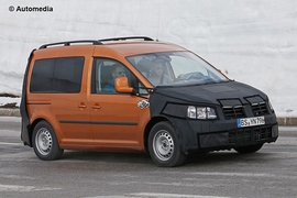 VW Caddy (2015): Erlkönig