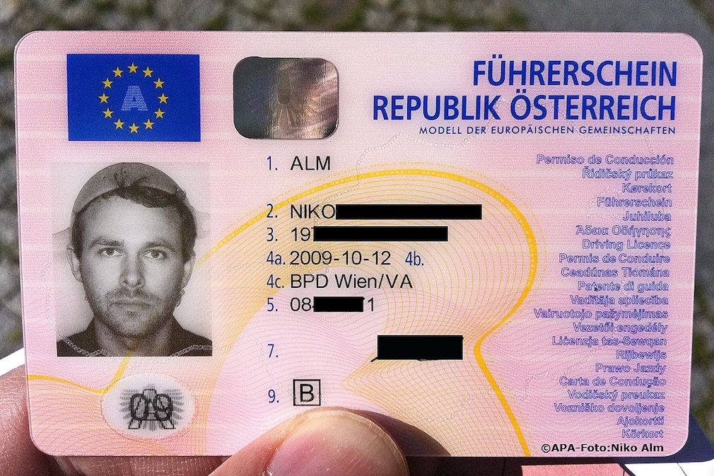 Führerschein von Niko ALm