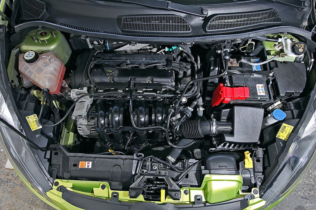 Ford Fiesta 1.25, Gebrauchtwagen, Motor