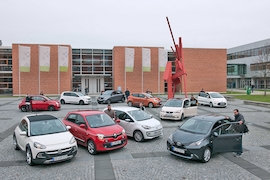 Ford Ka, Smart forfour, Skoda Citigo, Renault Twingo, Opel Adam, Hyundai i10, VW Up, Toyota Aygo, Seat Mii, Fiat 500