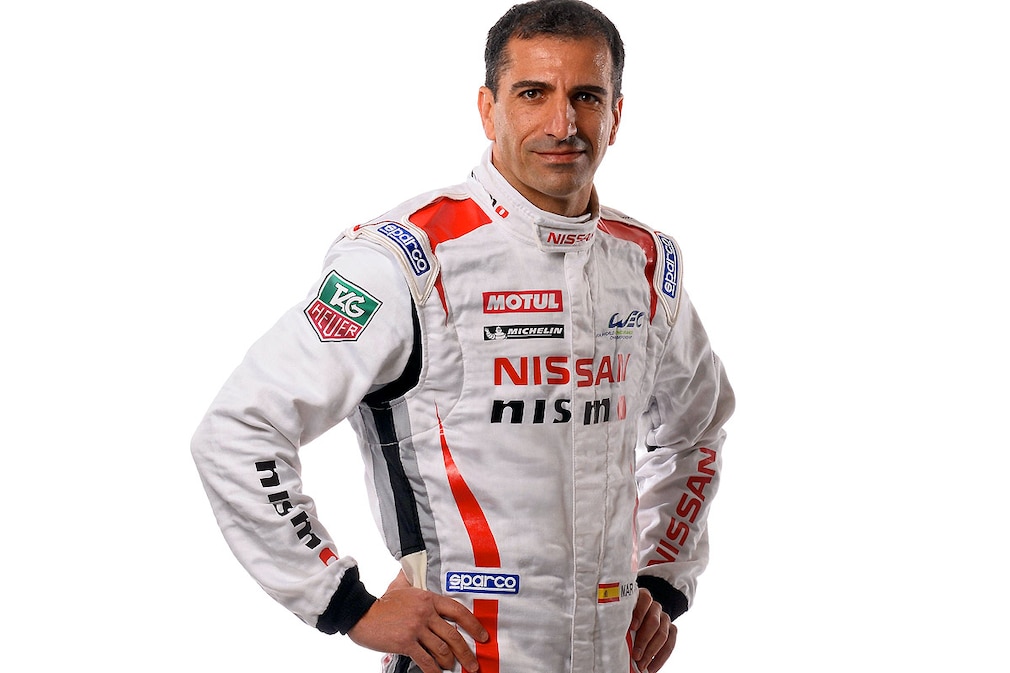 Rennfahrer Marc Gené fährt für Nissan