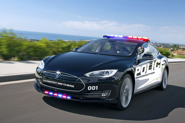 Tesla Model S Polizei Tesla Model S Polizei