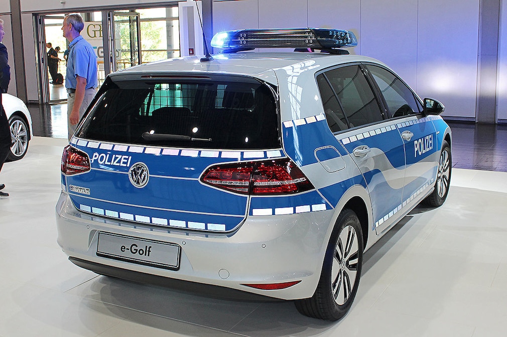 VW e-Golf Polizei VW e-Golf Polizei