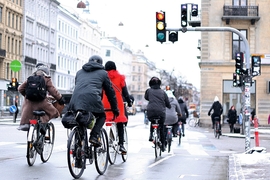Kluge Radfahrer-Ampeln für Kopenhagen