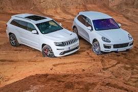 Jeep Grand Cherokee SRT, Porsche Cayenne Turbo