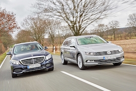 Mercedes C-Klasse VW Passat
