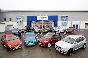 BMW X1, VW Tiguan, Mercedes GLK, Audi Q3, Mercedes ML, BMW X5, Ford Kuga, Audi Q5, Mazda CX-5, BMW X3