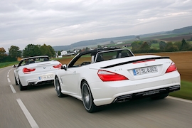 BMW M6 Cabrio Competition Mercedes SL 63 AMG
