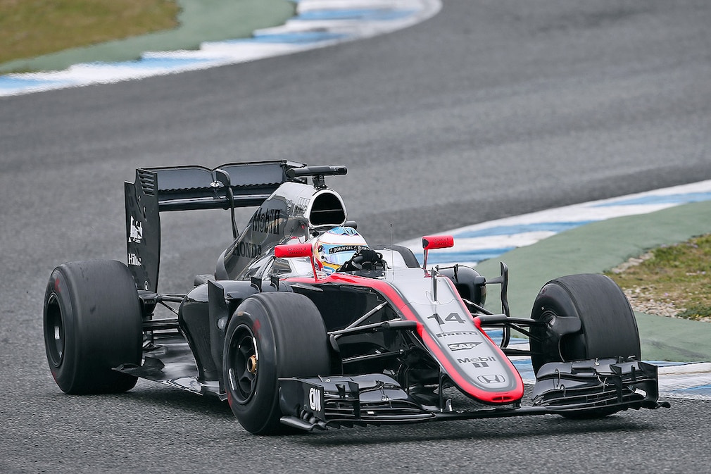 14 ALONSO Fernando (spa) mclaren honda mp4 30 action during Formula 1 winter tests 2015 at Jerez