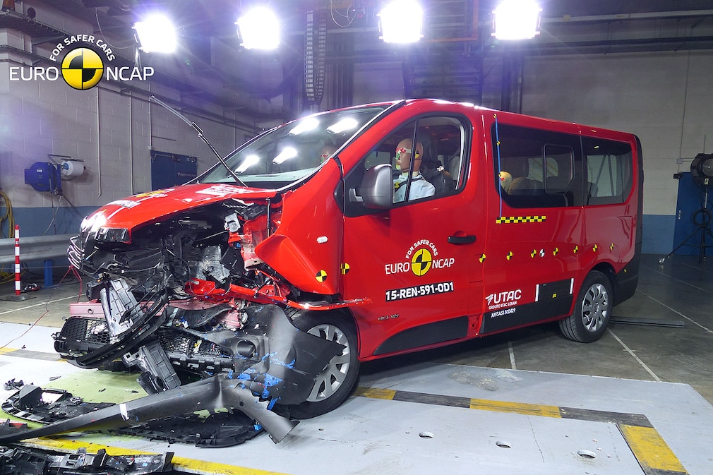 Euro NCAP Crashtest 2015 Renault Trafic