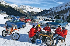 Autos im Wintertest