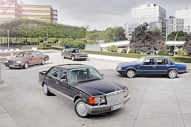 Toyota Crown 1985 Buick Park Avenue 1992 Mercedes 300 SE 1987 Volvo 760 GLE 1990