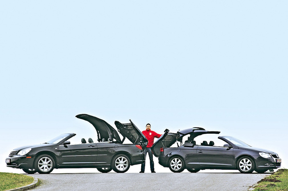 Chrysler Sebring Cabrio 2.0 CRD Touring, VW Eos 2.0 FSI