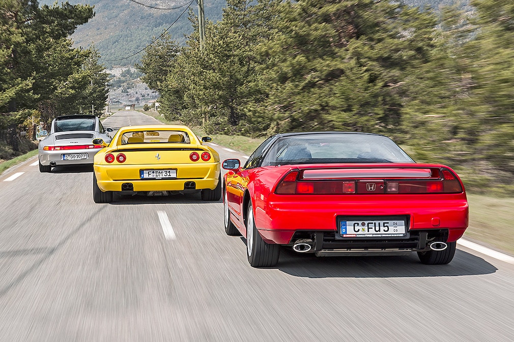 Porsche 911 Targa Ferrari F355 GTS Honda NSX 3.0